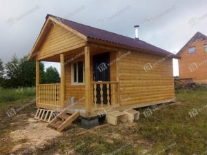 Отзыв о строительстве бани из бруса Русана 4х6, Вологодская область, Шекснинский район